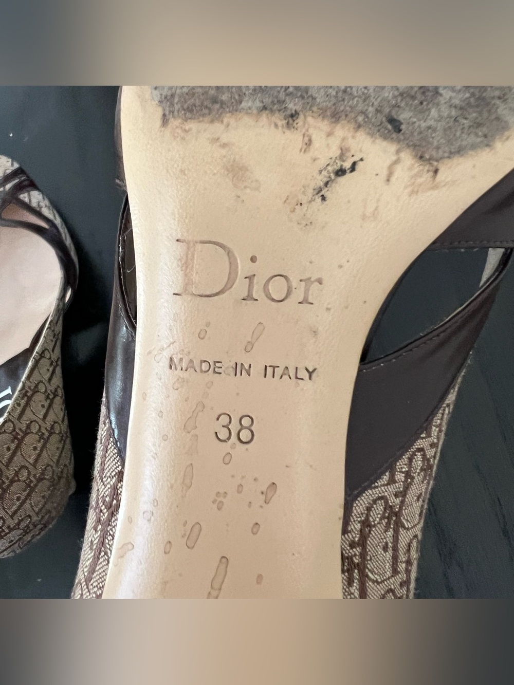 🖤EUC🖤 CHRISTIAN DIOR Strappy Escarpin Kitten Heels - Picture 7 of 13